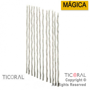 VELA 2327 IRREGULAR MAGICA 16 CM BLANCO x 12